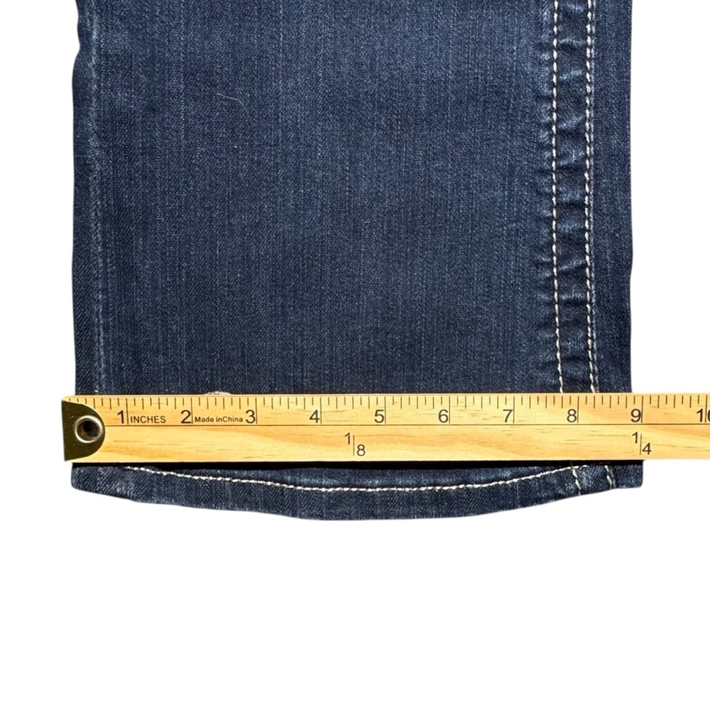 Grace In LA Jeans Y2K Low Rise Bootcut Womens 28‎ Blue Bling Embellished Casual - Picture 8 of 15